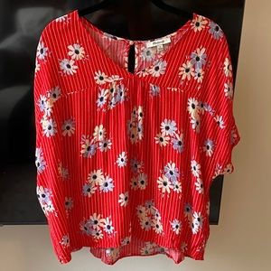 Madewell Floral Top